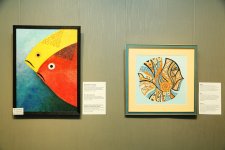 В Баку открылась выставка работ Фидан Амировой "По следам узоров..." – яркие краски души художницы  (ФОТО)