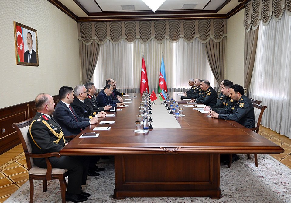 Делегация Национального университета обороны Турции находится с визитом в Азербайджане (ВИДЕО)