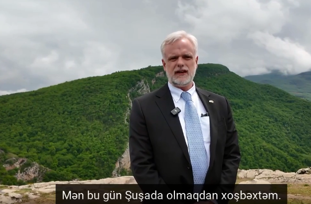 Счастлив находиться в городе Шуша - посол США в Азербайджане (ВИДЕО)