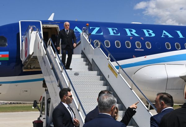 Azerbaijani PM arrives on official visit to Türkiye (PHOTO)