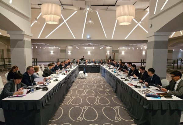 В Баку прошло заседание Рабочей группы высокого уровня по вопросам Каспийского моря (ФОТО)