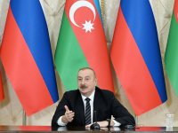 President Ilham Aliyev, Slovak PM make press statements (PHOTO/VIDEO)