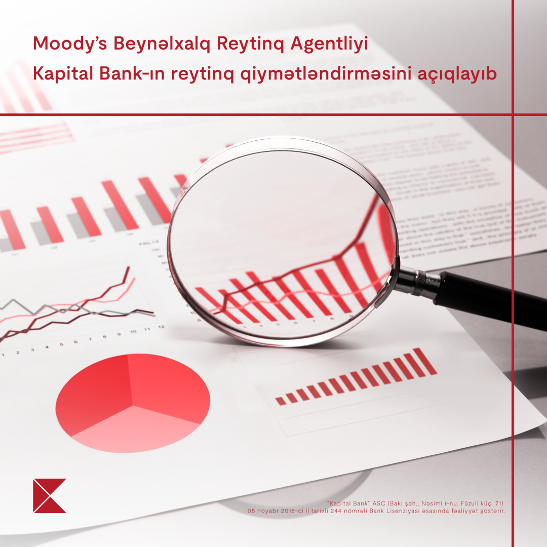 Moody's International Rating Agency has announced the rating assessment of Kapital Bank