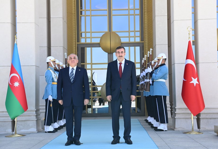 Əli Əsədov Türkiyənin Vitse-prezidenti Cevdet Yılmazla görüşüb (FOTO)