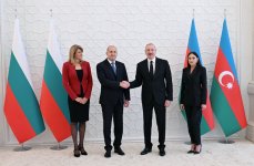 Baku hosts official welcome ceremony for President of Bulgaria (PHOTO/VIDEO)