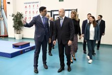 Президент и Первая леди Болгарии ознакомились с Национальной гимнастической ареной в Баку (ФОТО)