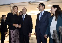 President, First Lady of Bulgaria view National Gymnastics Arena in Baku (PHOTO)