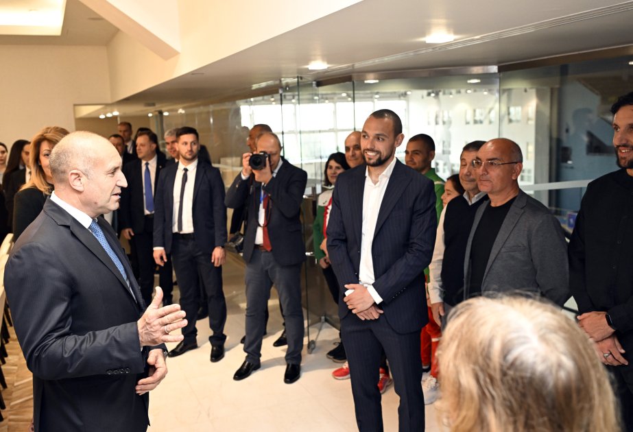 President, First Lady of Bulgaria view National Gymnastics Arena in Baku (PHOTO)