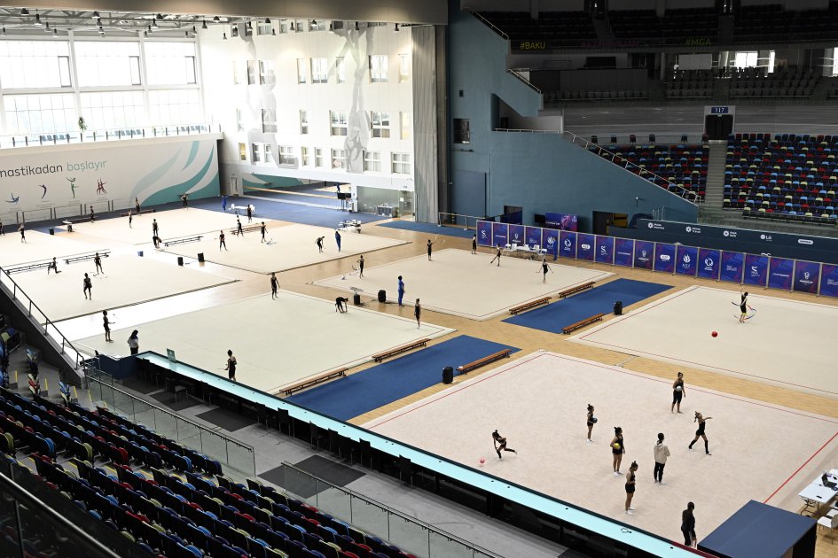 President, First Lady of Bulgaria view National Gymnastics Arena in Baku (PHOTO)