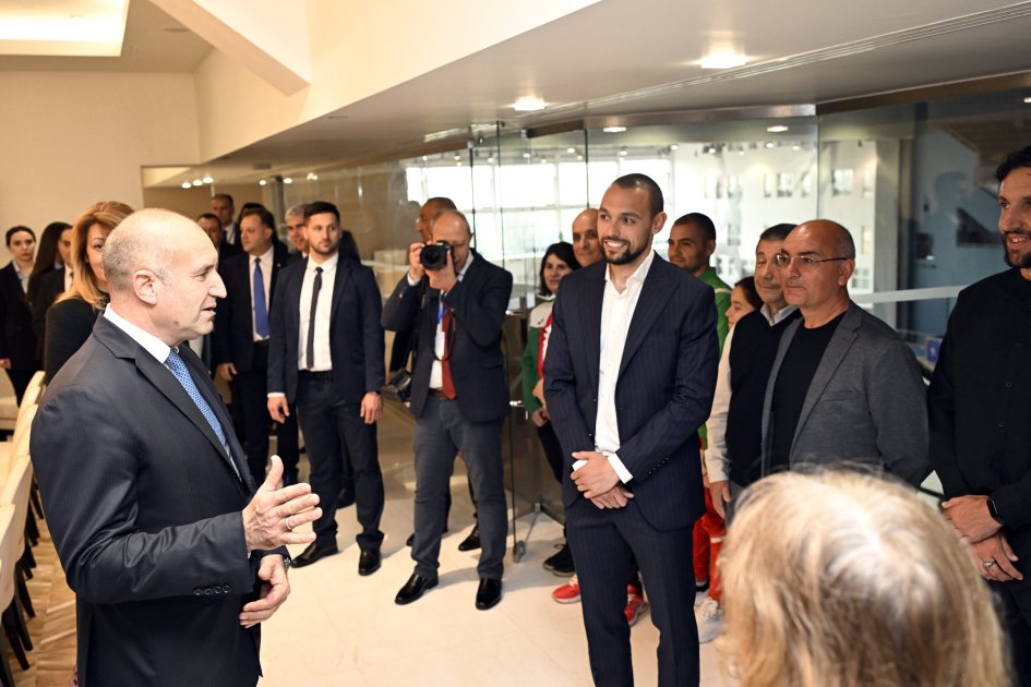 President, First Lady of Bulgaria view National Gymnastics Arena in Baku (PHOTO)