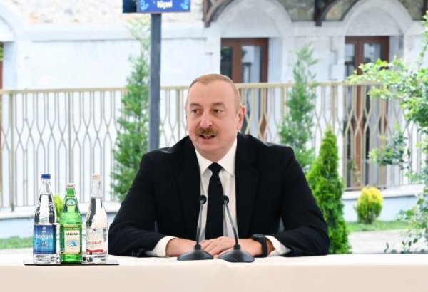Президент Ильхам Алиев: Возвращение оккупированных земель Газаха, проведение делимитации, демаркации на наших условиях – это наша очередная победа