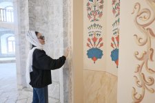 Президент Ильхам Алиев и Первая леди Мехрибан Алиева ознакомились с реставрационными работами в мечети Ашагы Говхар Ага в Шуше (ВИДЕО/ФОТО)
