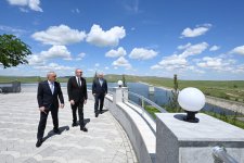 Президент Ильхам Алиев принял участие в открытии после ремонта и восстановления комплекса водохранилищ Кенделенчай в Физулинском районе (ФОТО/ВИДЕО)