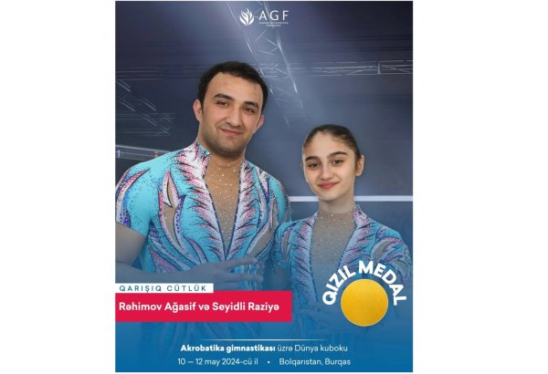 Azərbaycan gimnastları Dünya kubokunda dörd medal qazanıblar (FOTO)