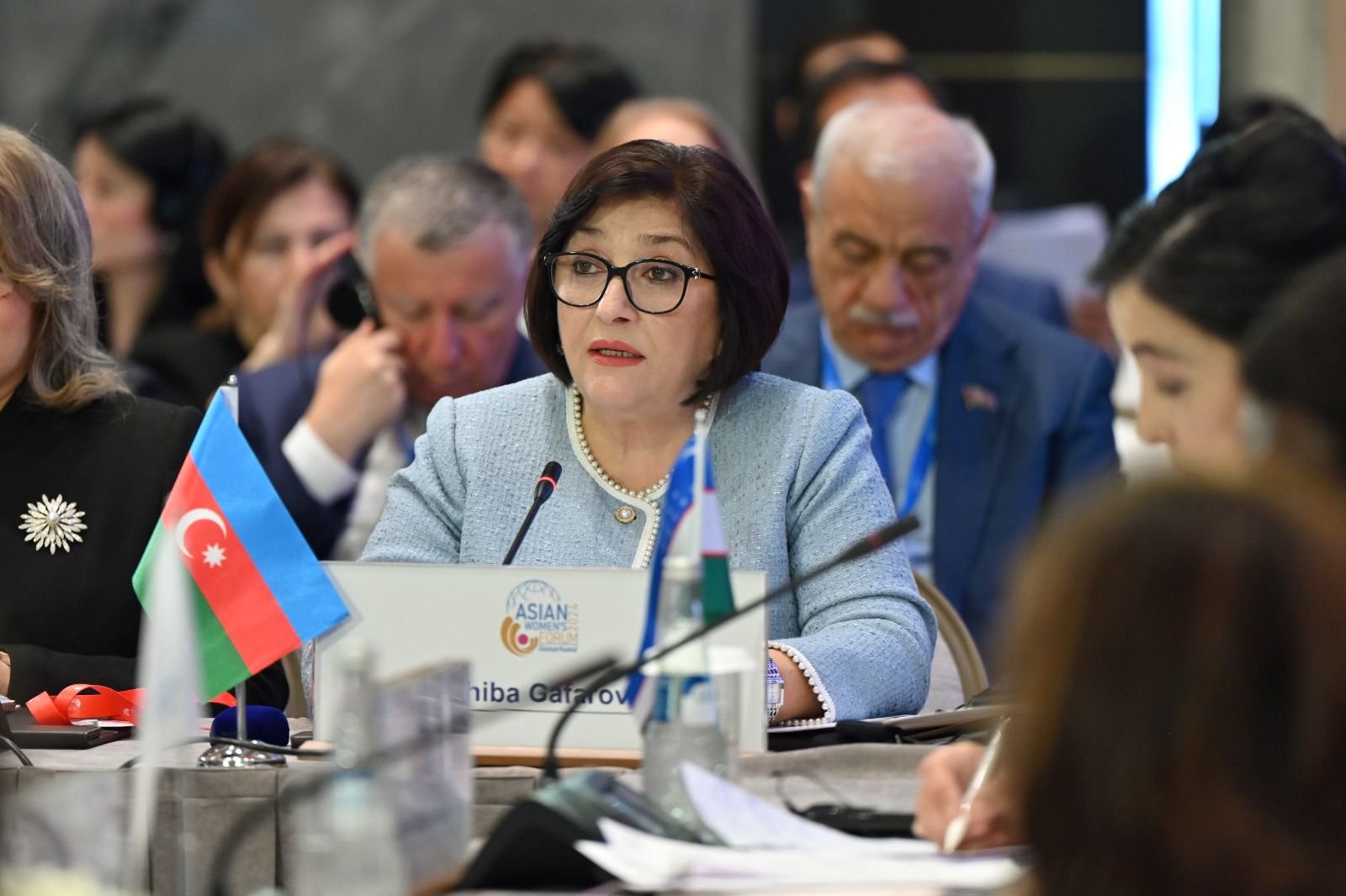 Sahibə Qafarova Asiya Qadınlar Forumunda COP29 barədə danışıb