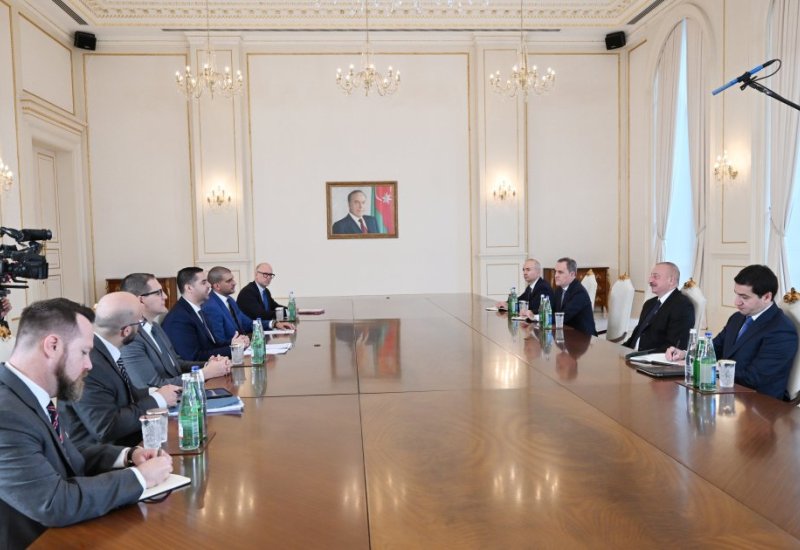 Президент Ильхам Алиев принял делегацию, возглавляемую действующим председателем ОБСЕ (ФОТО)