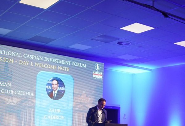 Praqada 18-ci Beynəlxalq Kaspian İnvestisiya Forumu işə başlayıb (FOTO)