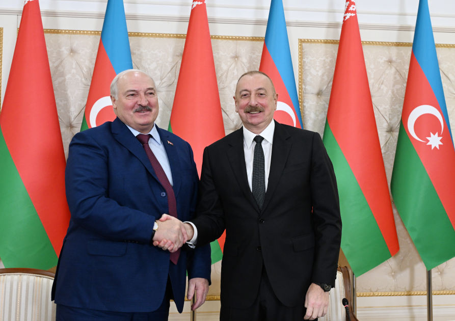 President Ilham Aliyev, President Aleksandr Lukashenko make press statements (PHOTO/VIDEO)