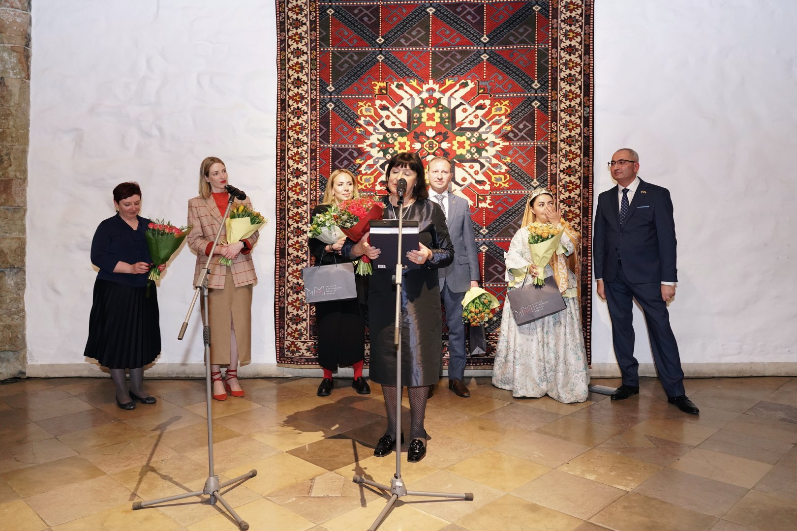 A large exhibition of traditional Azerbaijani carpets, titled "Genetic Code of Memory. Azerbaijani Carpets" was held in Riga for the first time (PHOTO)