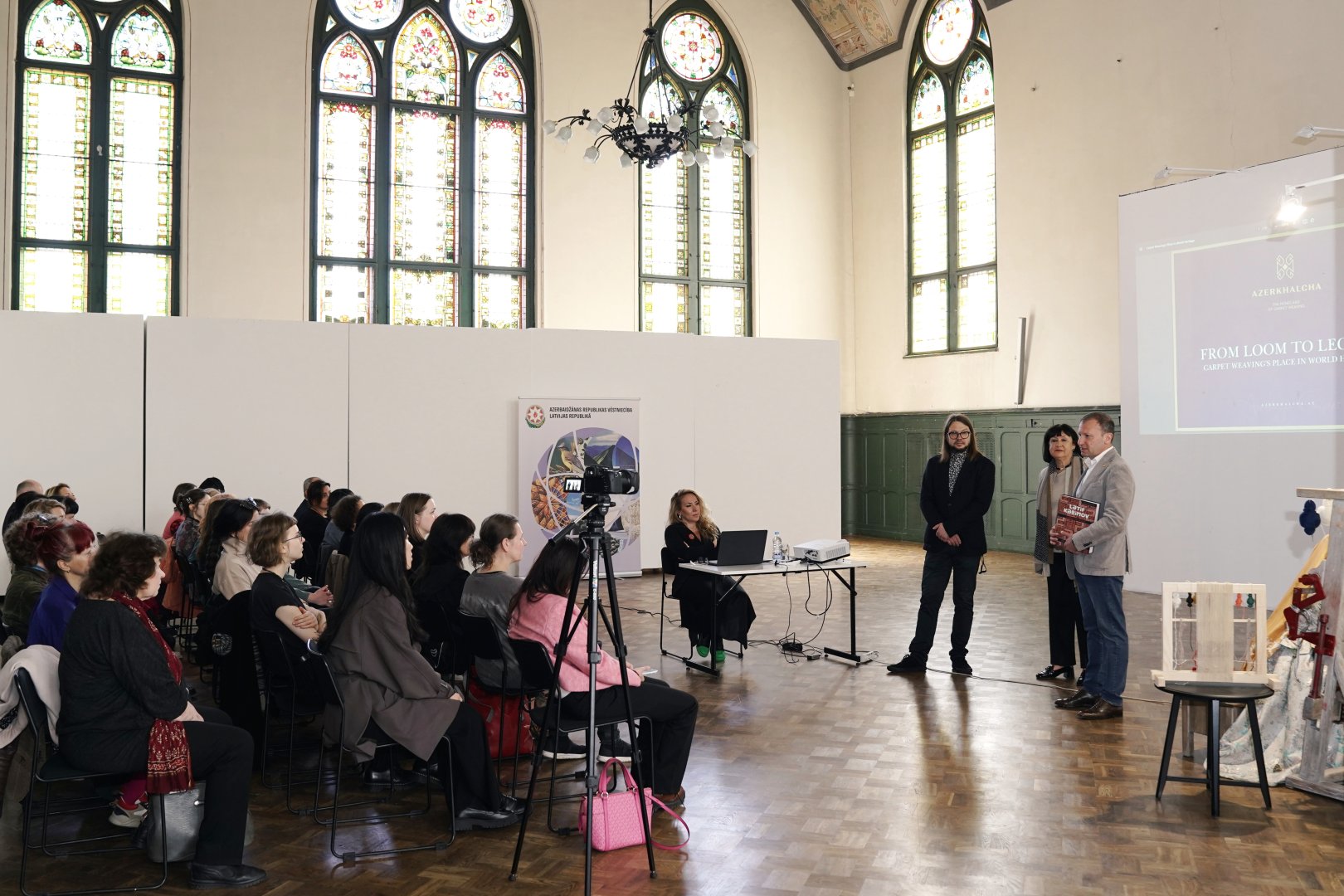 A large exhibition of traditional Azerbaijani carpets, titled "Genetic Code of Memory. Azerbaijani Carpets" was held in Riga for the first time (PHOTO)