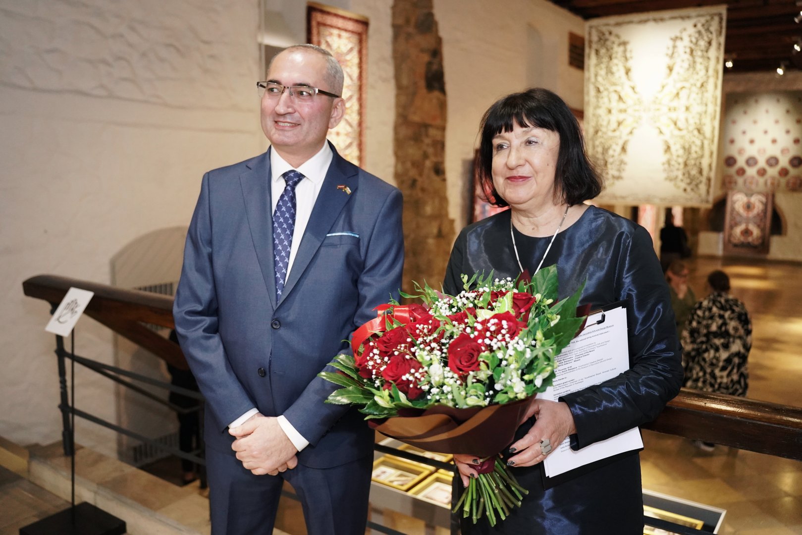 A large exhibition of traditional Azerbaijani carpets, titled "Genetic Code of Memory. Azerbaijani Carpets" was held in Riga for the first time (PHOTO)