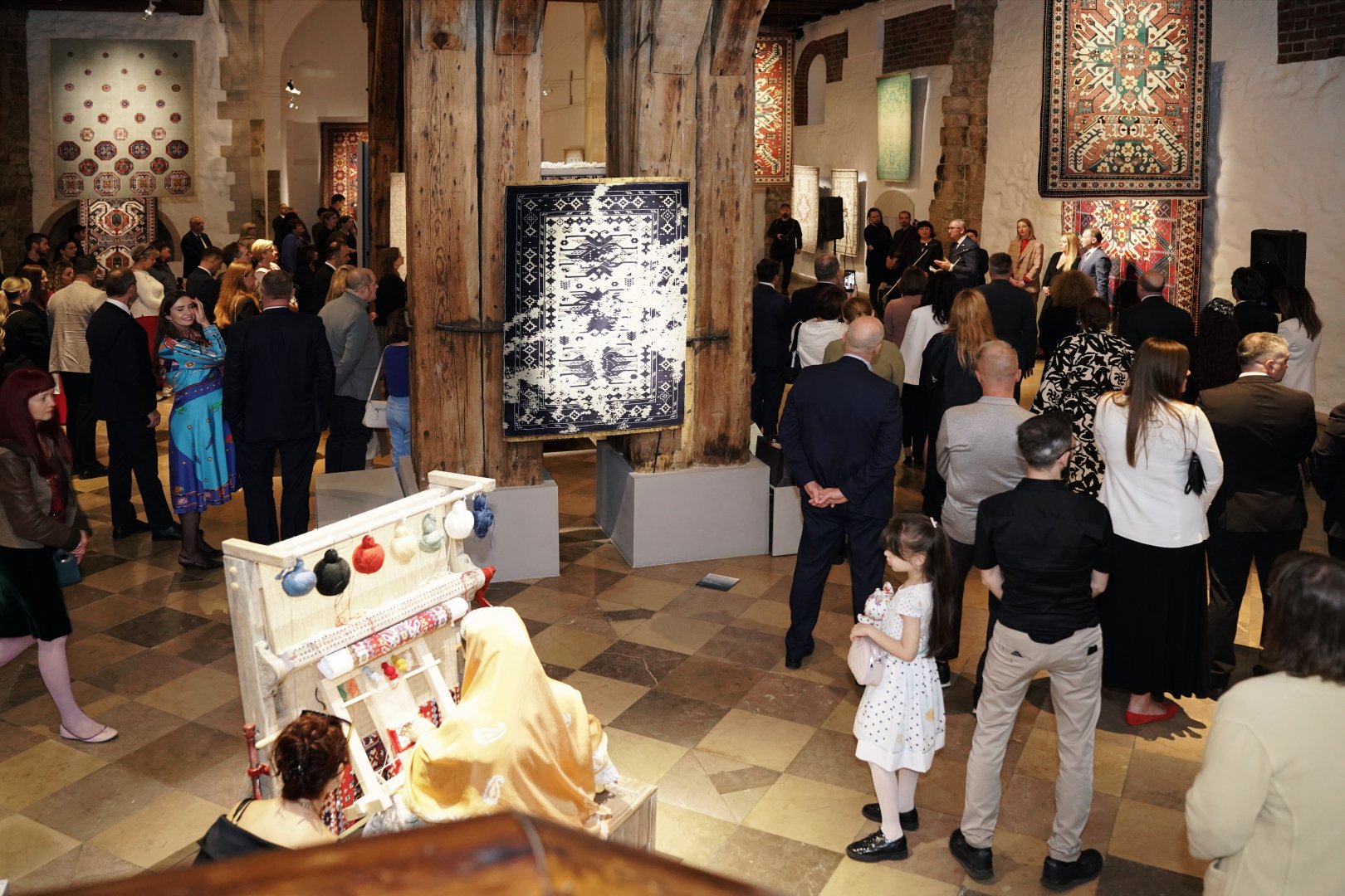 A large exhibition of traditional Azerbaijani carpets, titled "Genetic Code of Memory. Azerbaijani Carpets" was held in Riga for the first time (PHOTO)