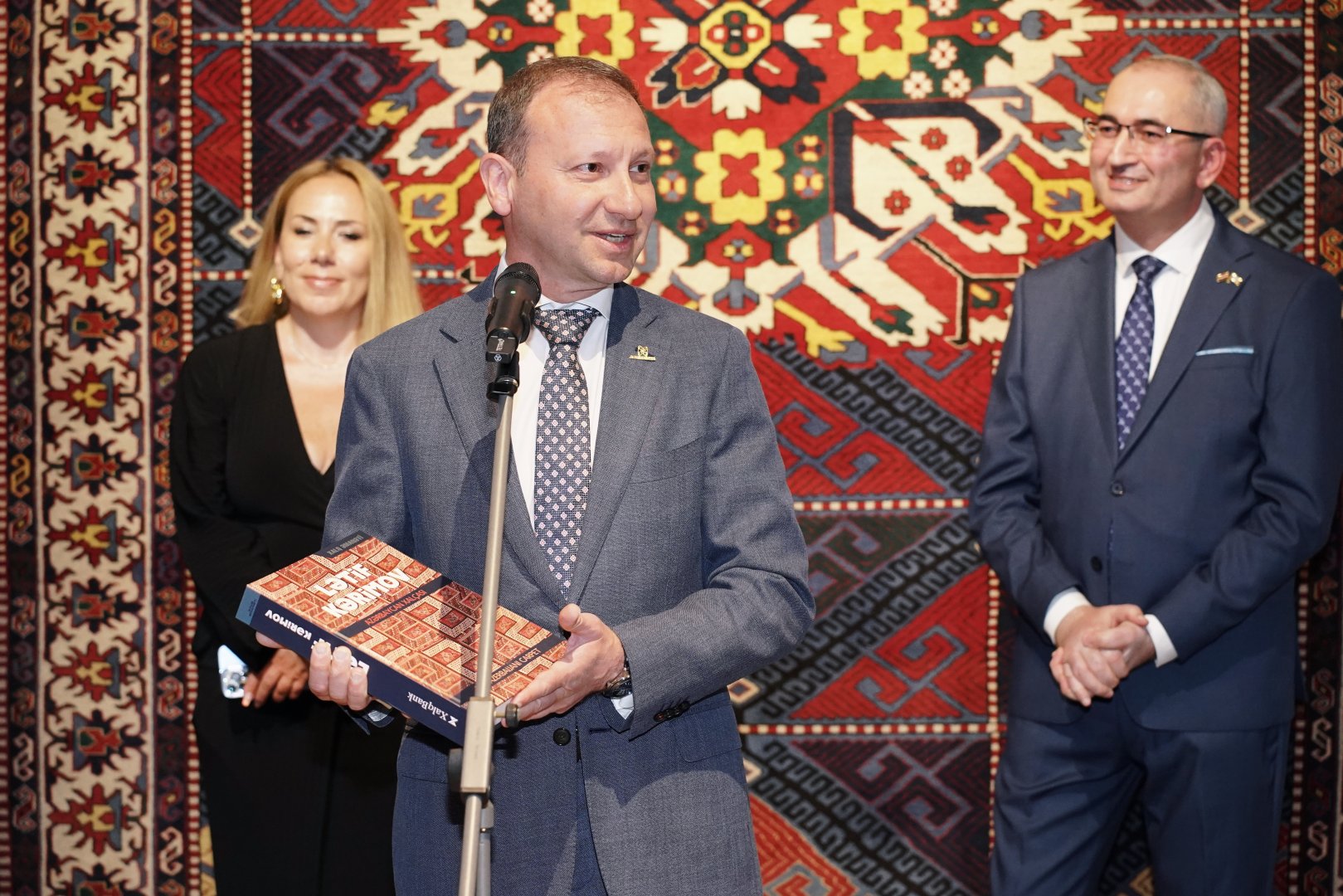 A large exhibition of traditional Azerbaijani carpets, titled "Genetic Code of Memory. Azerbaijani Carpets" was held in Riga for the first time (PHOTO)