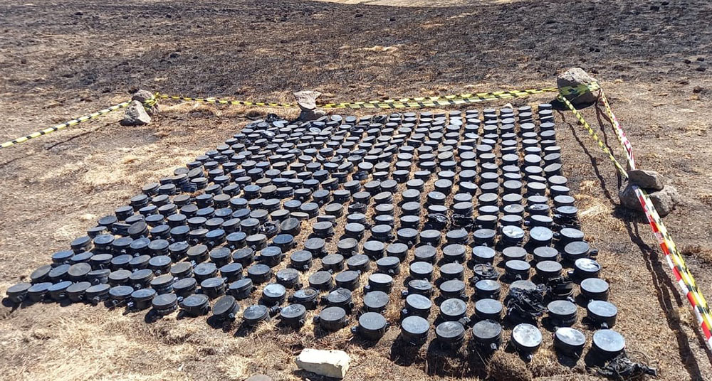 В апреле 2024 года инженерно-саперными подразделениями ВС Азербайджана расчищено от мин более 254 гектаров (ВИДЕО)