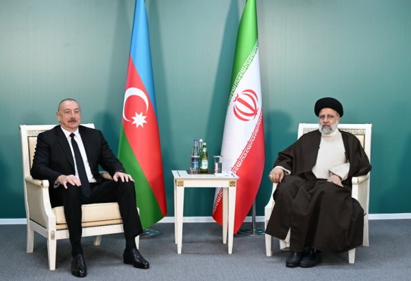 На азербайджано-иранской государственной границе началась встреча Президента Ильхама Алиева и Президента Сейеда Ибрахима Раиси (ФОТО)