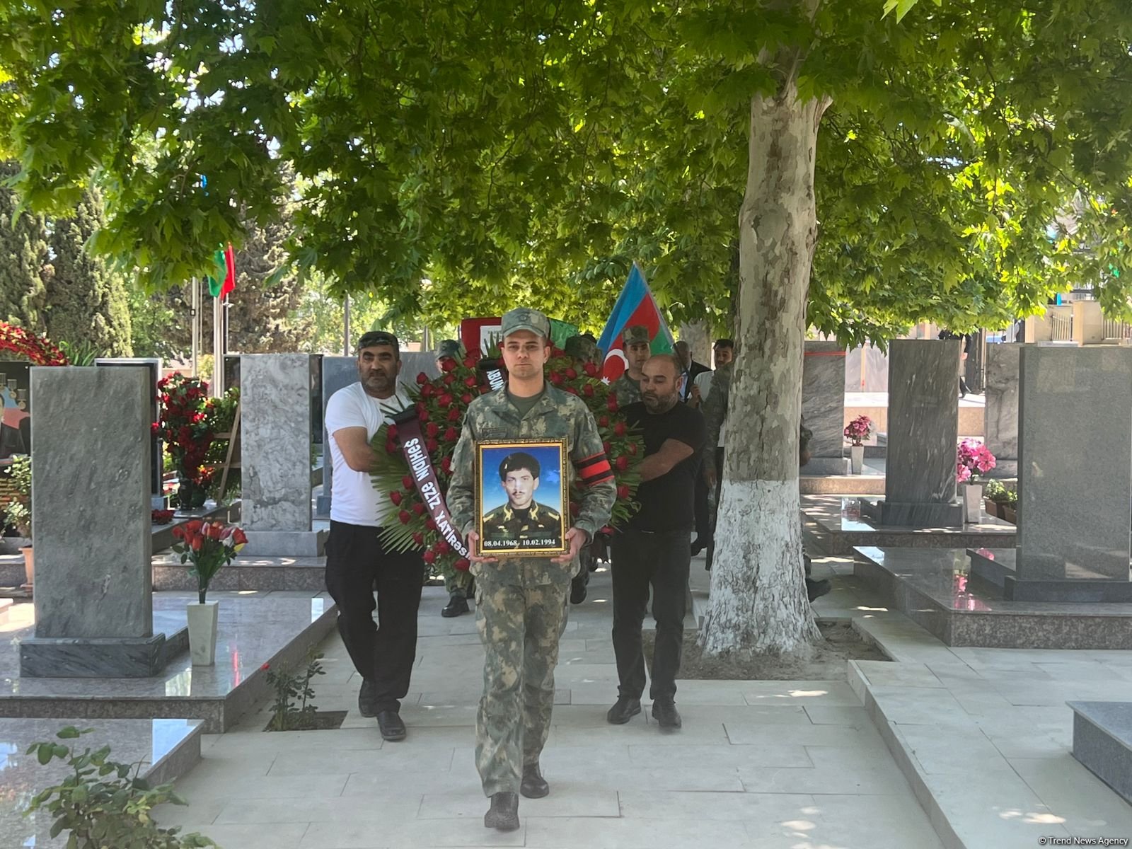 В Сабунчинском районе Баку прошли похороны шехида Первой Карабахской войны (ВИДЕО/ФОТО)