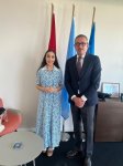 Vice-President of Heydar Aliyev Foundation Leyla Aliyeva holds meetings at United Nation’s office in Switzerland (PHOTO)