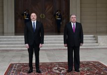 Состоялась церемония официальной встречи президента Таджикистана Эмомали Рахмона (ФОТО)