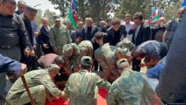 В Сумгайыте прошли церемония прощания и похороны шехида I Карабахской войны Джавида Алекперова (ВИДЕО/ФОТО)