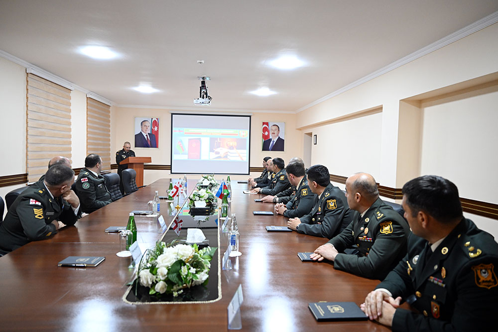 Georgian Military Police Department delegation visits Azerbaijan (PHOTO)