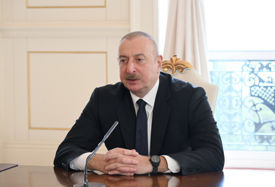 Trans-Caspian transport corridor is becoming increasingly popular in European and Central Asian regions - President Ilham Aliyev
