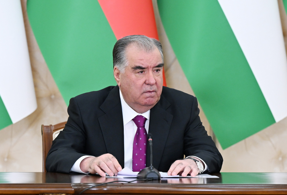 Azərbaycanla təhlükəsizlik sahəsində səmərəli əməkdaşlığın səviyyəsindən məmnunuq - Tacikistan Prezidenti