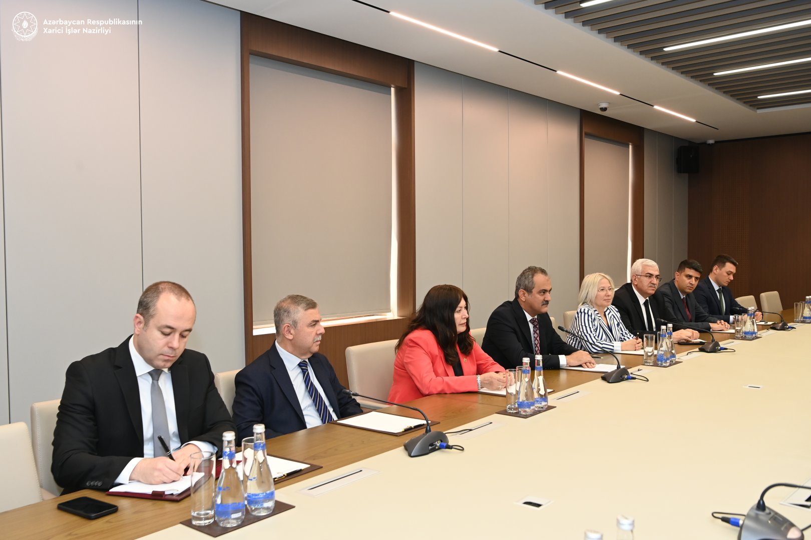 Azerbaijani FM receives chairman of Turkish Grand National Assembly (PHOTO)