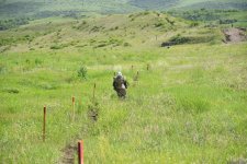 Azerbaijan demines its Gazakh district village liberated from occupation (PHOTO)