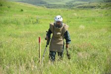 Azerbaijan demines its Gazakh district village liberated from occupation (PHOTO)