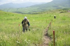 Azerbaijan demines its Gazakh district village liberated from occupation (PHOTO)