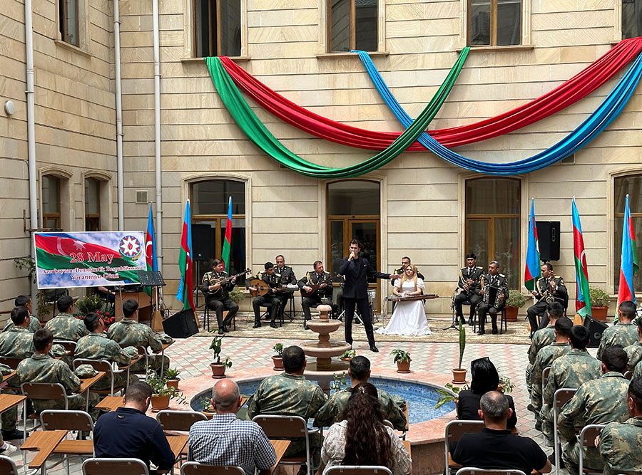 Azerbaijani army celebrates Independence Day on occasion of May 28 (VIDEO)