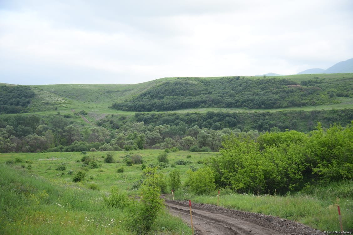 Media representatives visit village of Kheyrimli of Azerbaijan's Gazakh (PHOTO)