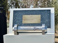 Seashore embraces time capsule-putting event for Caspian Dream Liner (PHOTO)