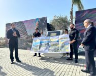 Seashore embraces time capsule-putting event for Caspian Dream Liner (PHOTO)