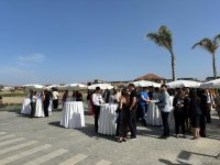 Seashore embraces time capsule-putting event for Caspian Dream Liner (PHOTO)