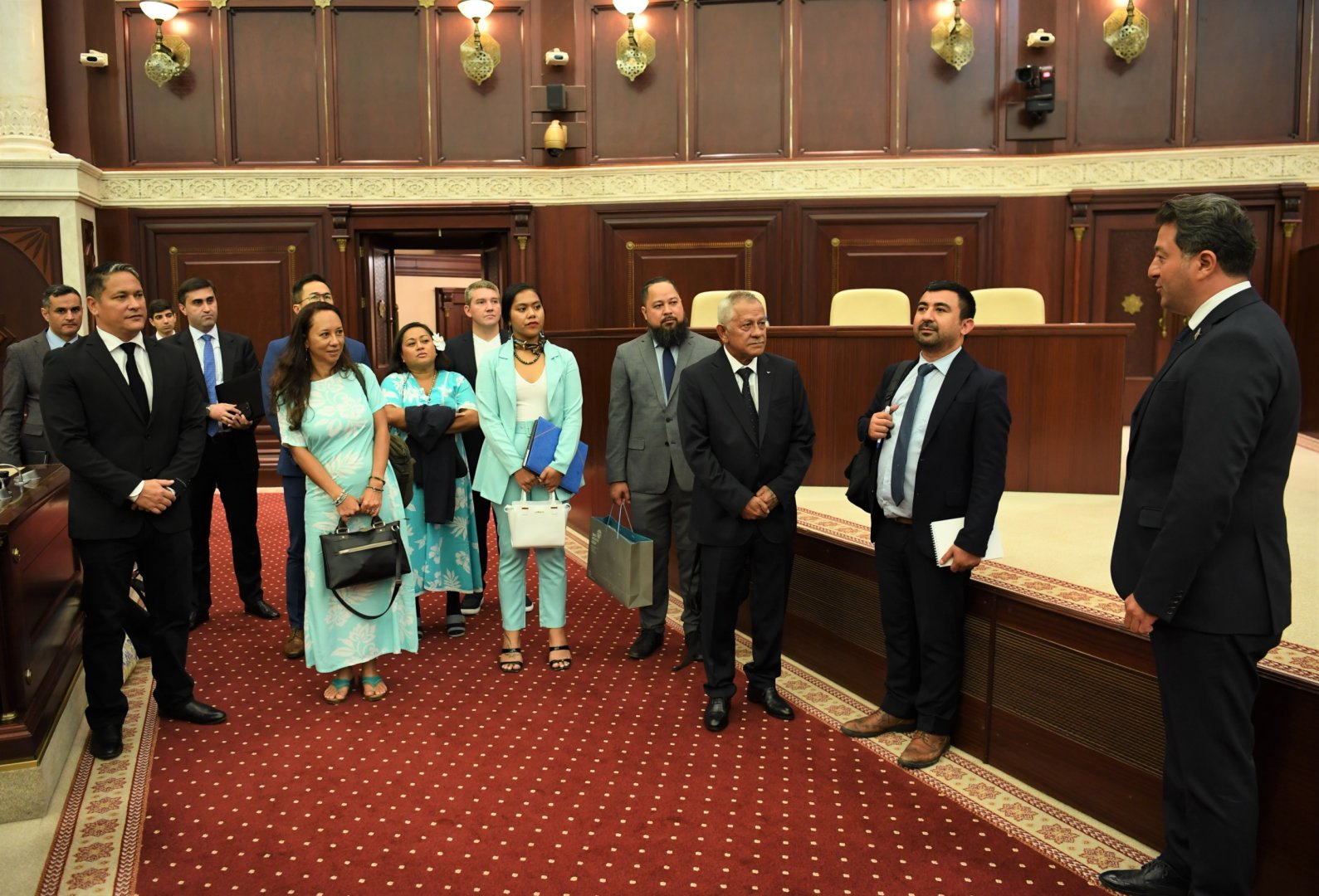 French Polynesian delegation meets in Azerbaijani Parliament (PHOTO)