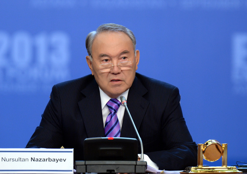 Nursultan Nazarbayev Prezident İlham Əliyevə təbrik məktubu ünvanlayıb