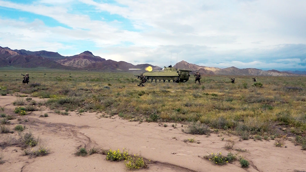 Azerbaijani Separate Combined Arms Army holds regular command-staff exercises (PHOTO)