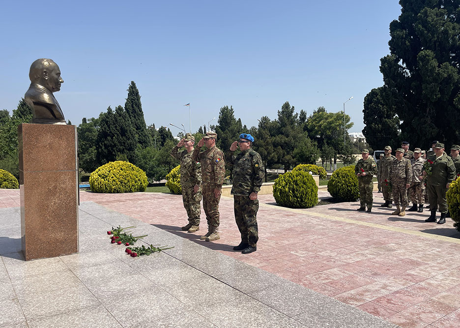 Организована ознакомительная поездка военных атташе в Н-скую воинскую часть минобороны Азербайджана (ФОТО)