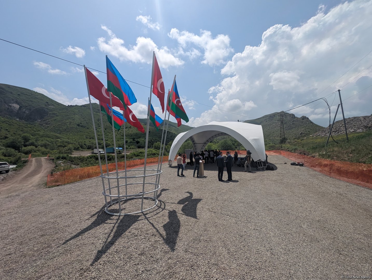 Azerbaijan's Lachin hosts foundation laying ceremony for small HPP (PHOTO)